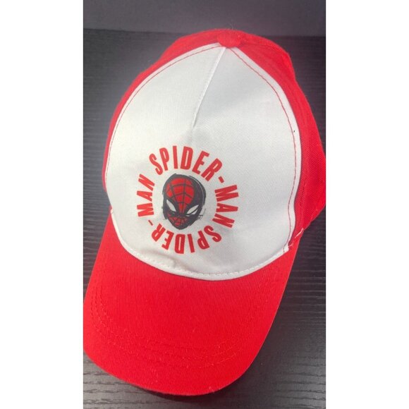 Marvel Spider-Man Red & White Youth Snapback Hat Adjustable Fit - Picture 2 of 7